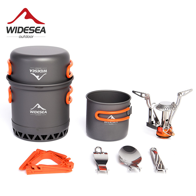 Outdoor Camping Glamping Share - Widesea-Juego de ollas de cocina ultraligeras