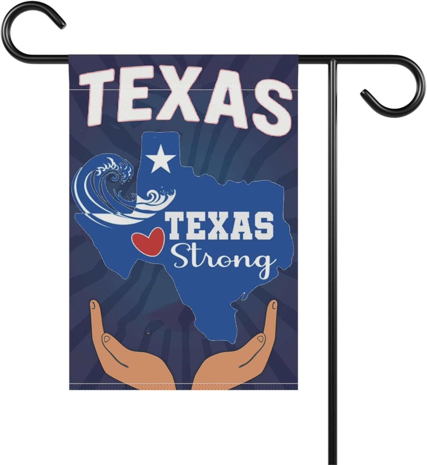 Outdoor Camping In Texas - Bandera de jardín Texas Strong, bandera