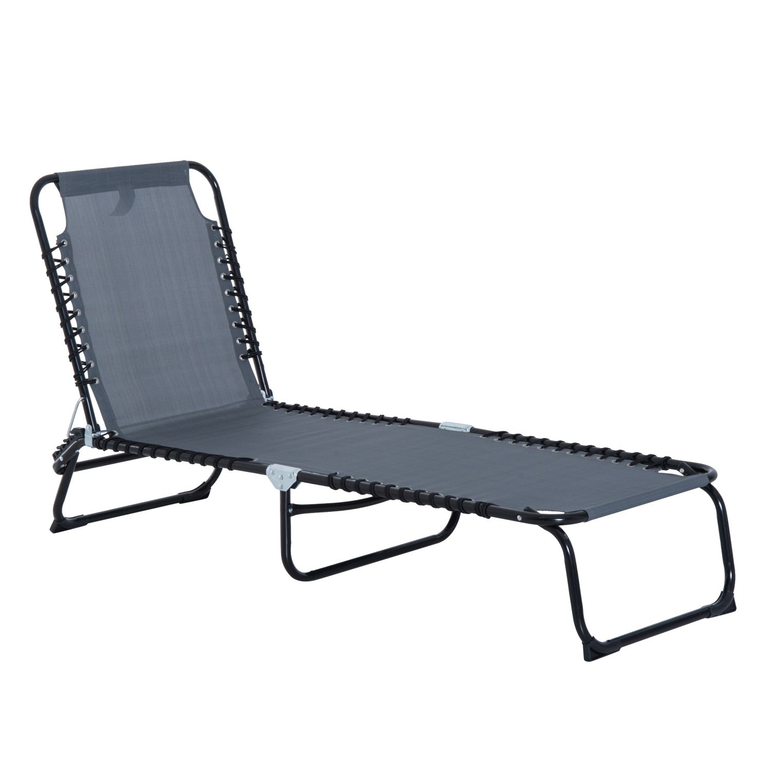 Folding Chair - Sillón Reclinable Plegable, Respaldo de 4