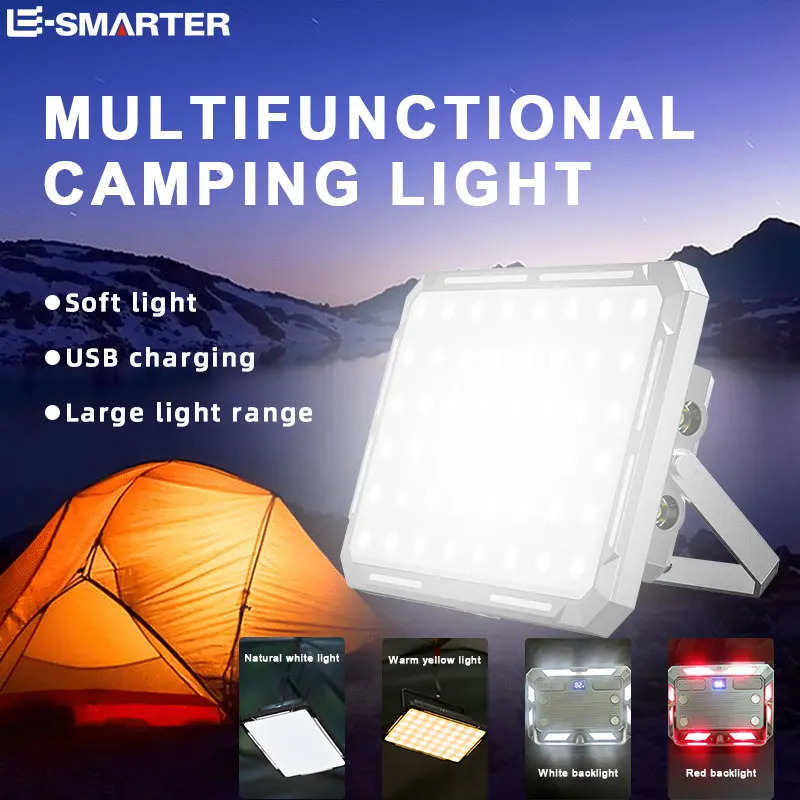 Outdoor Camping Tent Waterproof - Luz LED para tienda de campaña,
