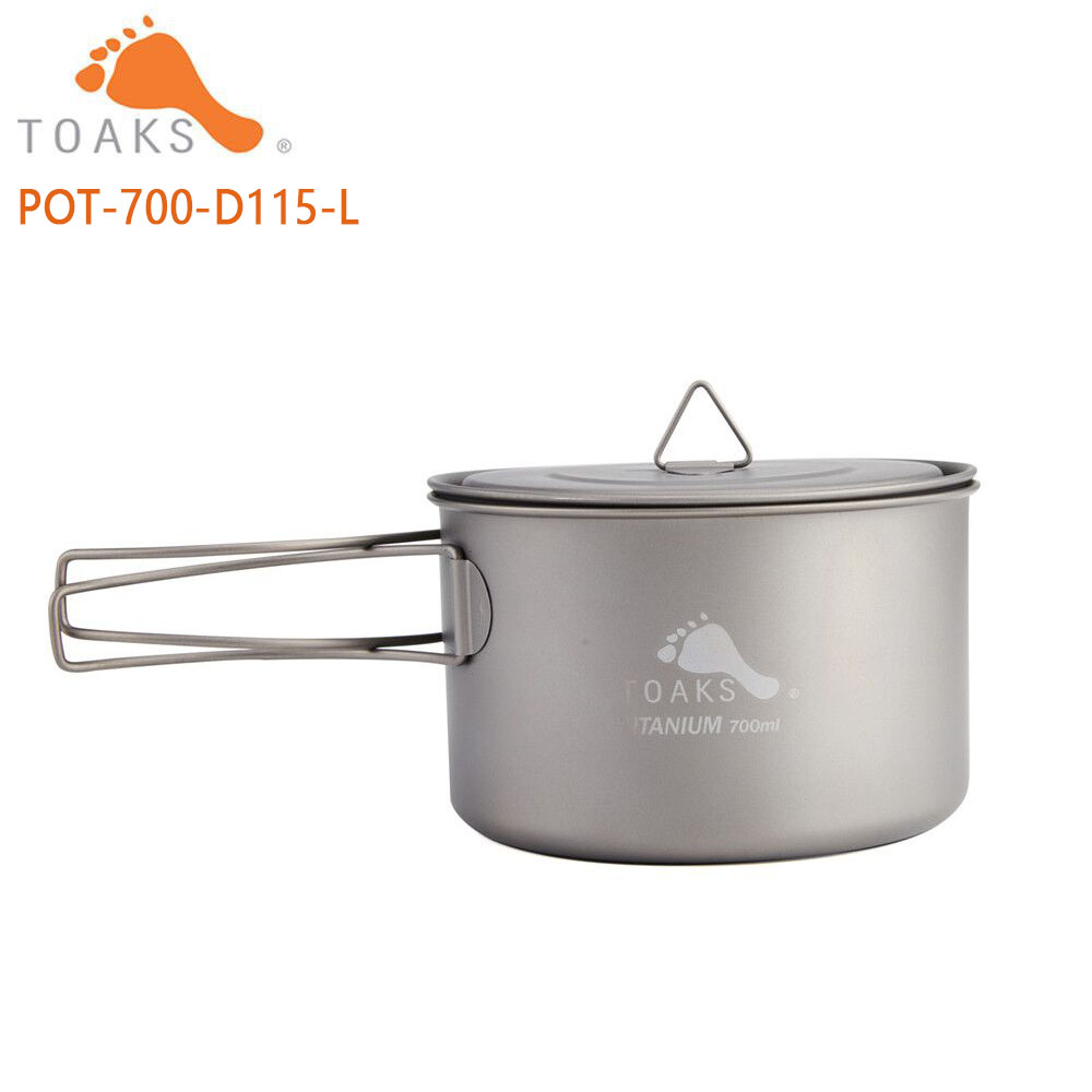 Outdoor Camping Dining Set - TOAKS-ollas de titanio puro para acampar,