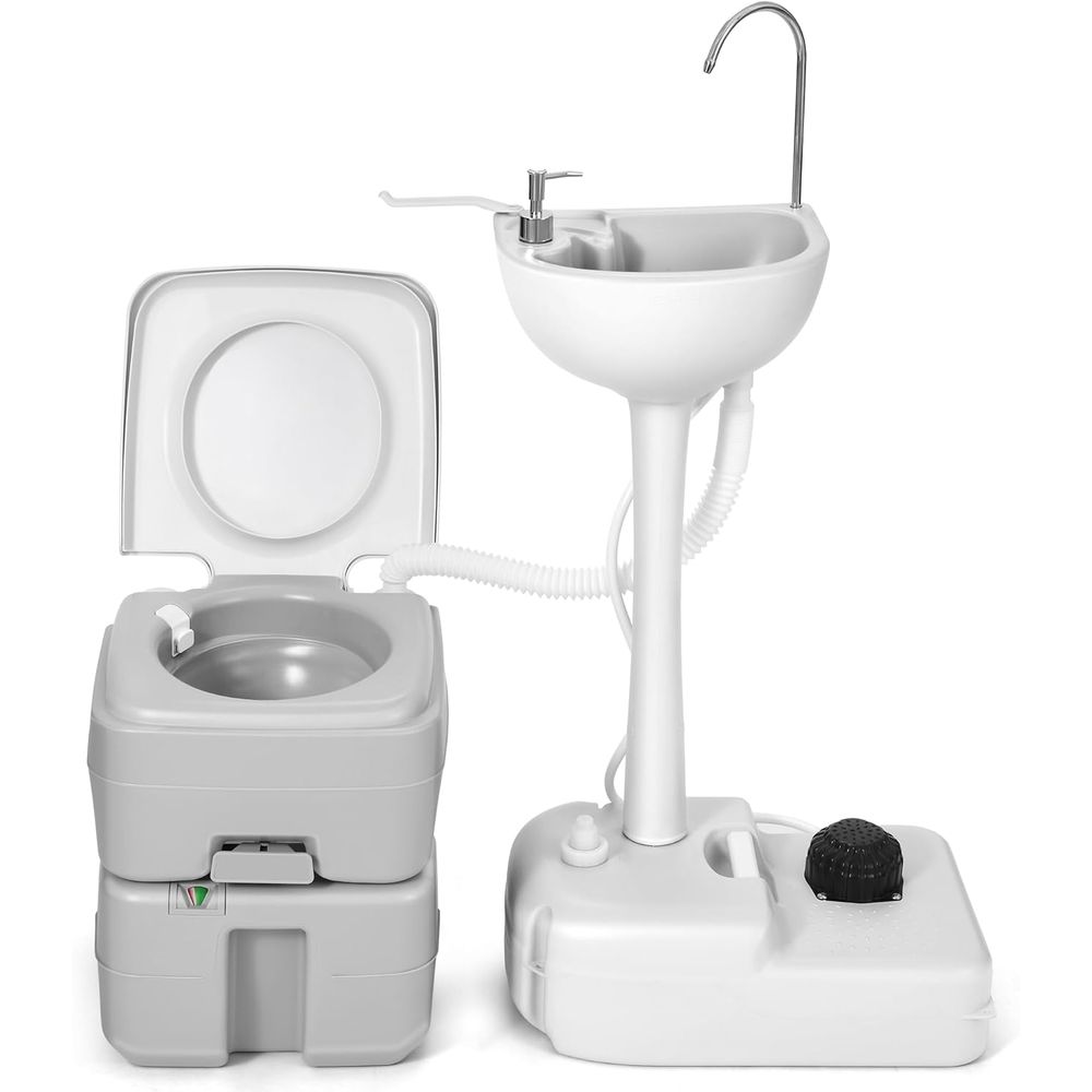 Portable Camp Toilet - Fregadero portátil de 17L para lavarse