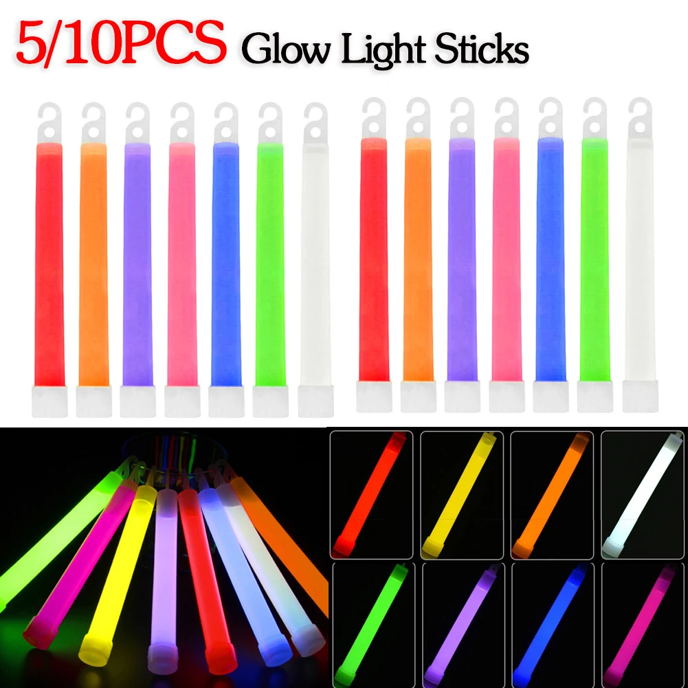 Glow Sticks Survival - Kit de supervivencia de 6 pulgadas,