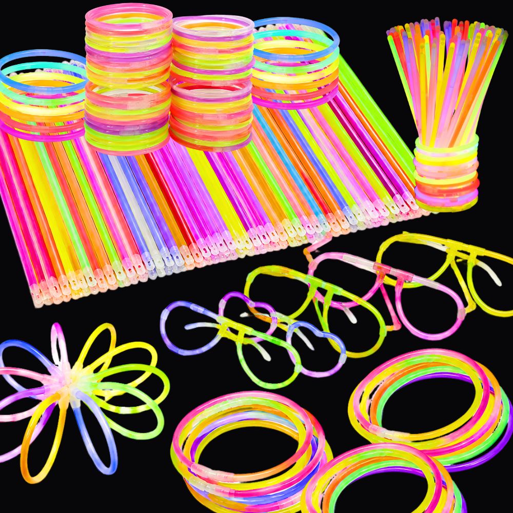 Glow Sticks Survival - 64/121 Uds. Barras luminosas fluorescentes multicolor
