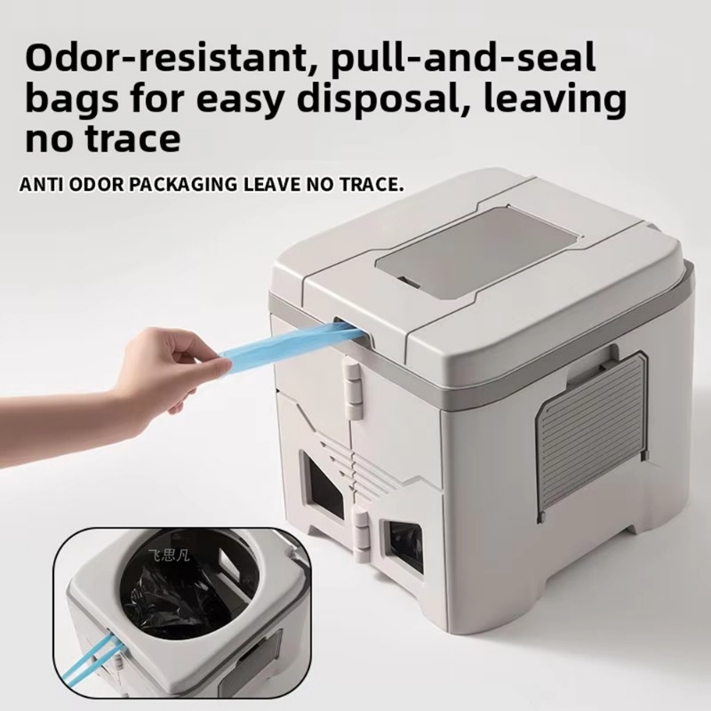 Portable Camp Toilet - Inodoro Plegable Portátil para Adultos, a
