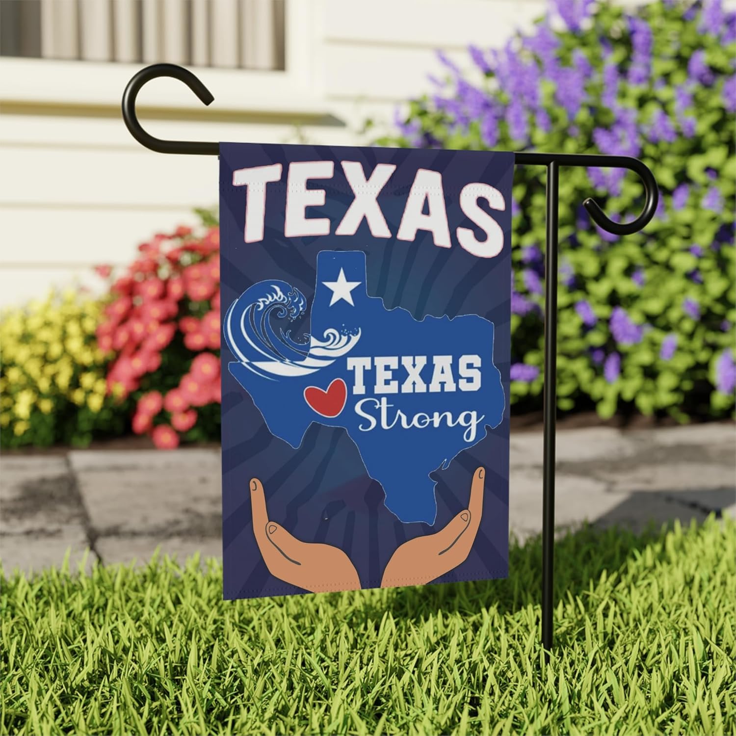 Bandera de jardín Texas Strong - Outdoor Camping In Texas reseña y precio