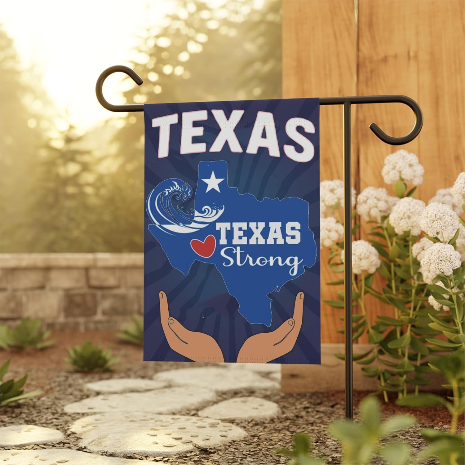 Bandera de jardín Texas Strong - Outdoor Camping In Texas reseña y precio