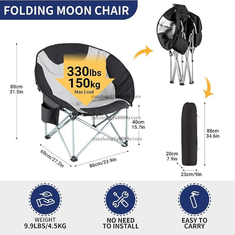 Silla de Camping Acolchada Ext - Outdoor Camping Chairs reseña y precio
