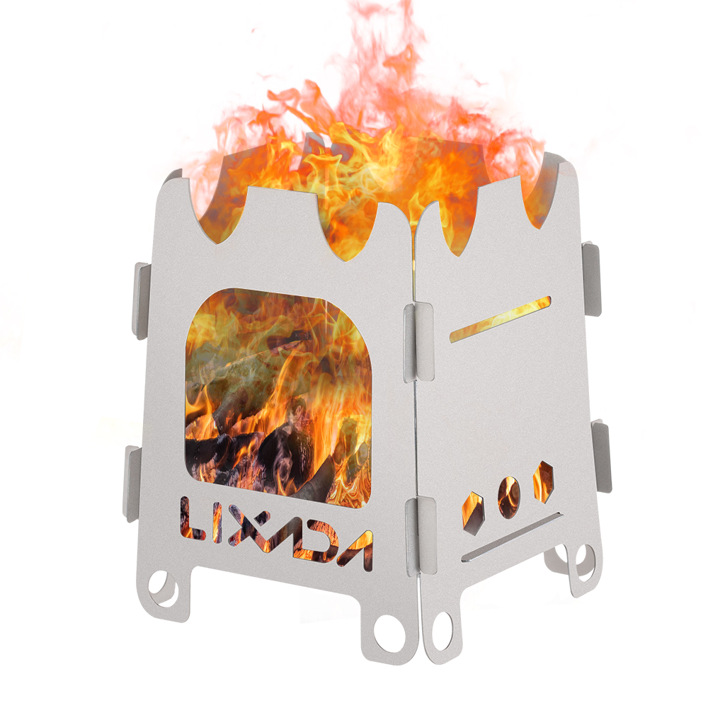 Lixada-estufa portátil de Tita - Outdoor Camping Stove Wood reseña y precio