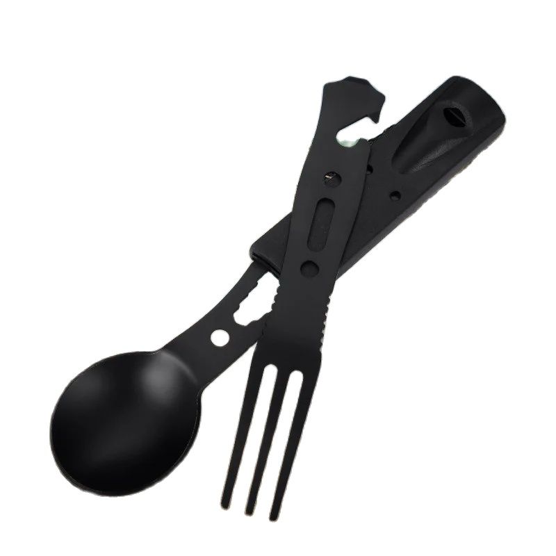 Juego de Cubiertos de Acero In - Outdoor Camping Dining Set reseña y precio