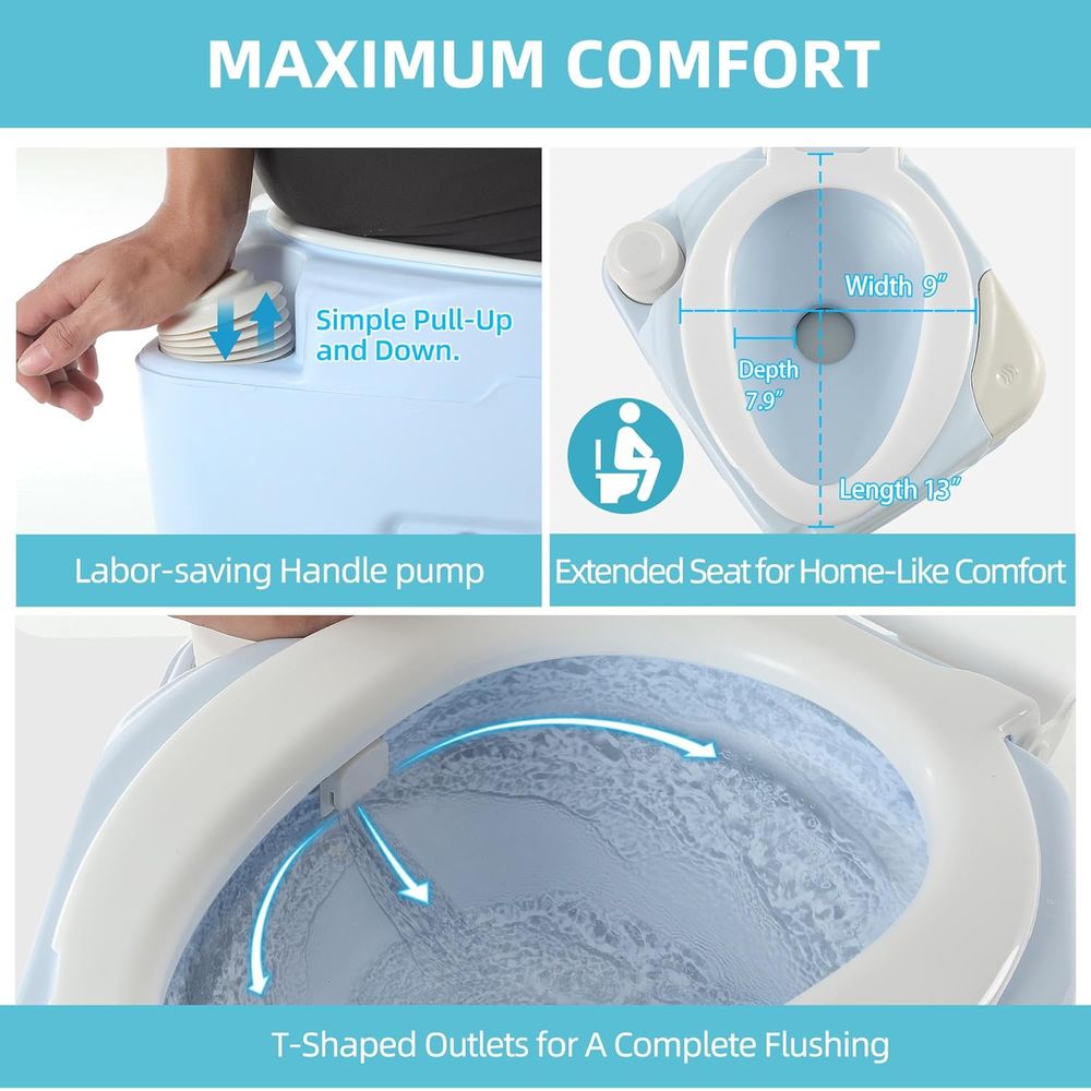 YITAMOTOR Inodoro Portátil de  - Portable Camp Toilet reseña y precio