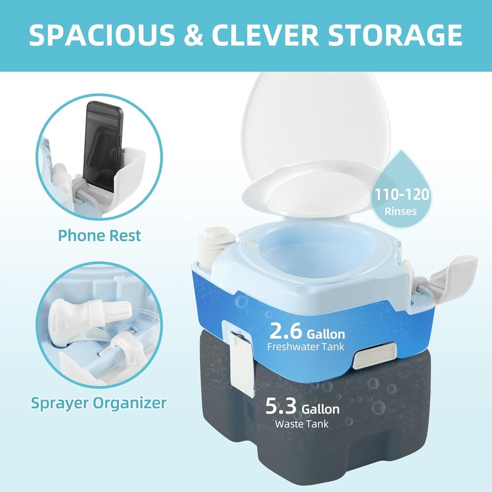 YITAMOTOR Inodoro Portátil de  - Portable Camp Toilet reseña y precio