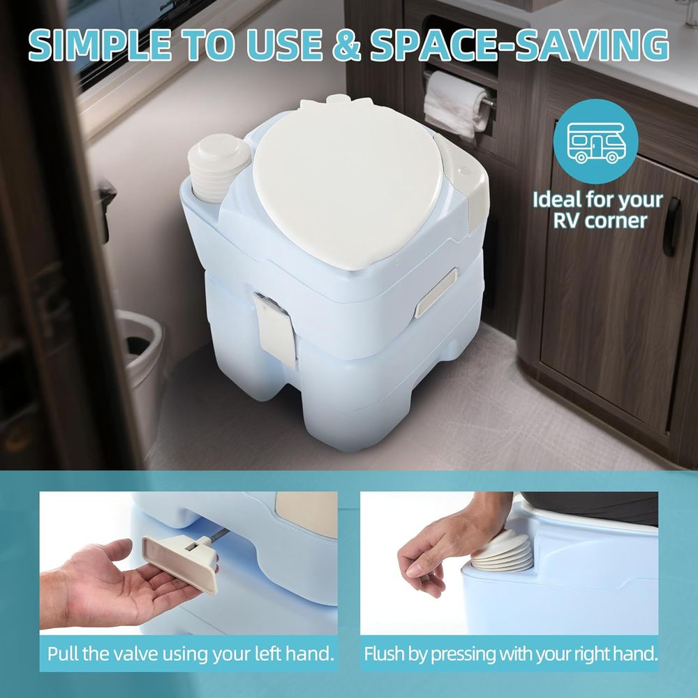 YITAMOTOR Inodoro Portátil de  - Portable Camp Toilet reseña y precio