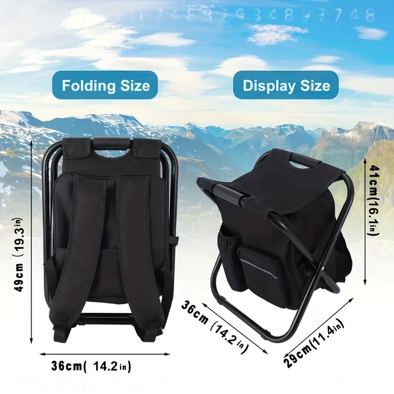 Silla de Pesca Plegable 2 en 1 - Folding Chair reseña y precio