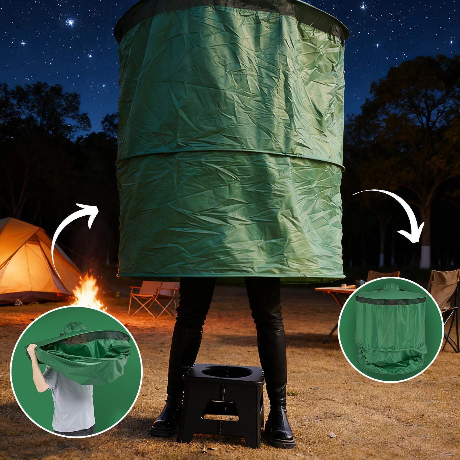 Carpa de Baño Portátil para Ca - Outdoor Camping Toilet Tent reseña y precio