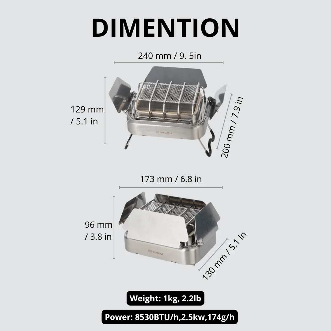 Estufa de Camping de Gas X de  - Outdoor Camping Heater For Tent reseña y precio