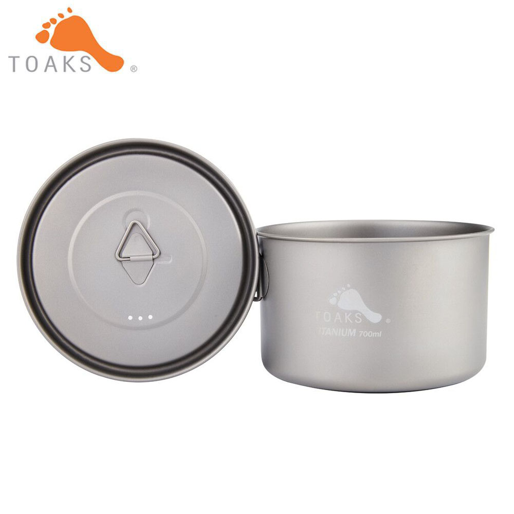 TOAKS-ollas de titanio puro pa - Outdoor Camping Dining Set reseña y precio