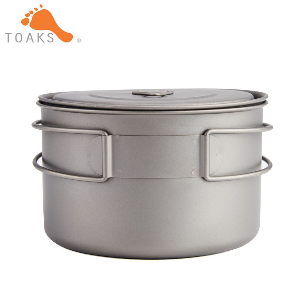 TOAKS-ollas de titanio puro pa - Outdoor Camping Dining Set reseña y precio