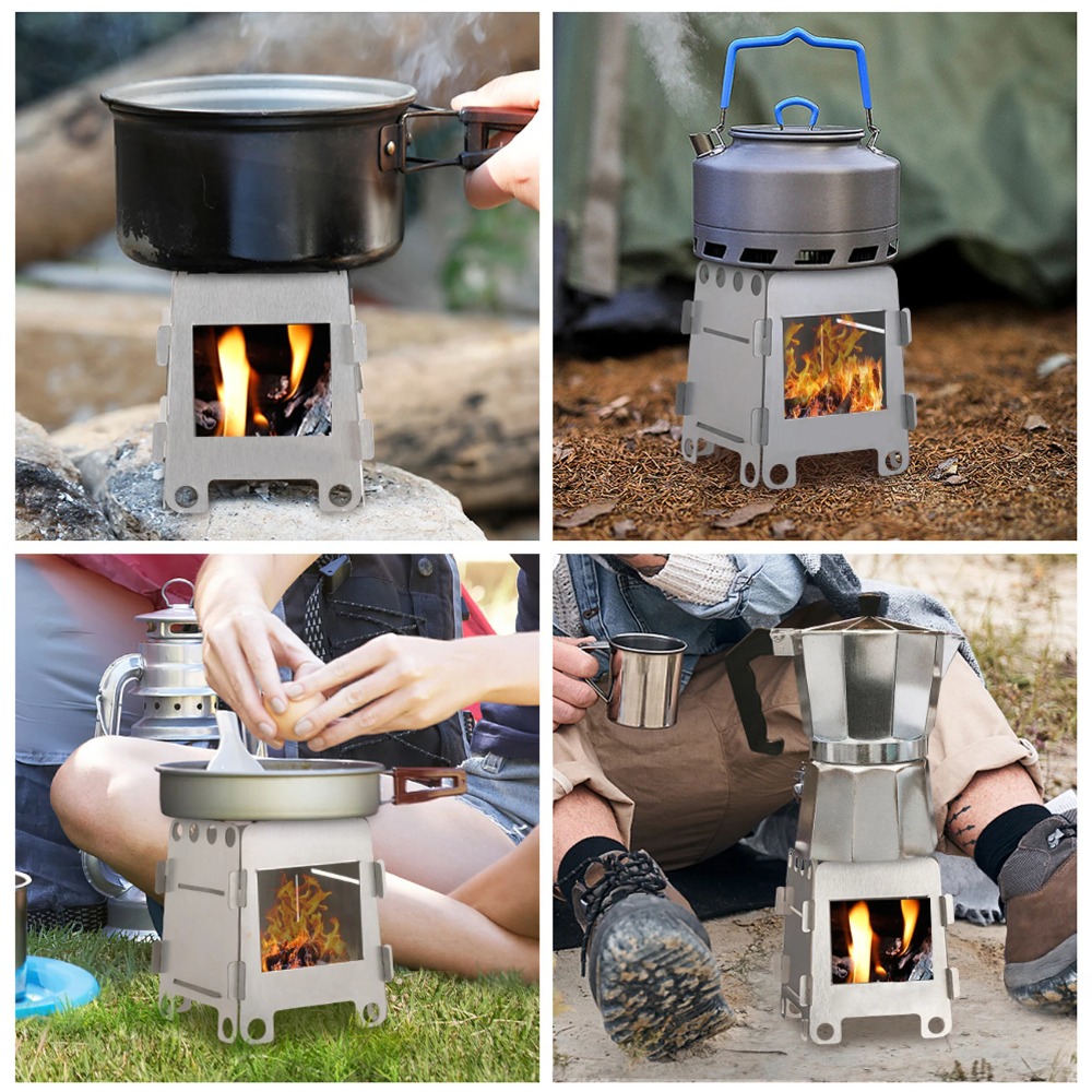 Horno de Camping, estufa de le - Outdoor Camping Stove Wood reseña y precio