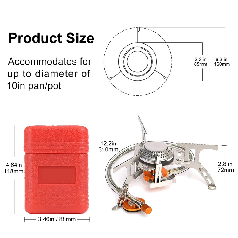 Estufa de Gas para acampar, es - Outdoor Camping Heater For Tent reseña y precio