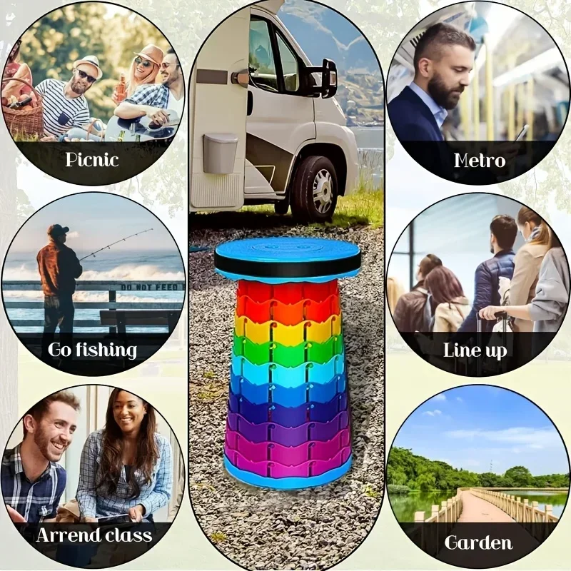Taburete Telescópico Plegable  - Outdoor Camping Chairs reseña y precio