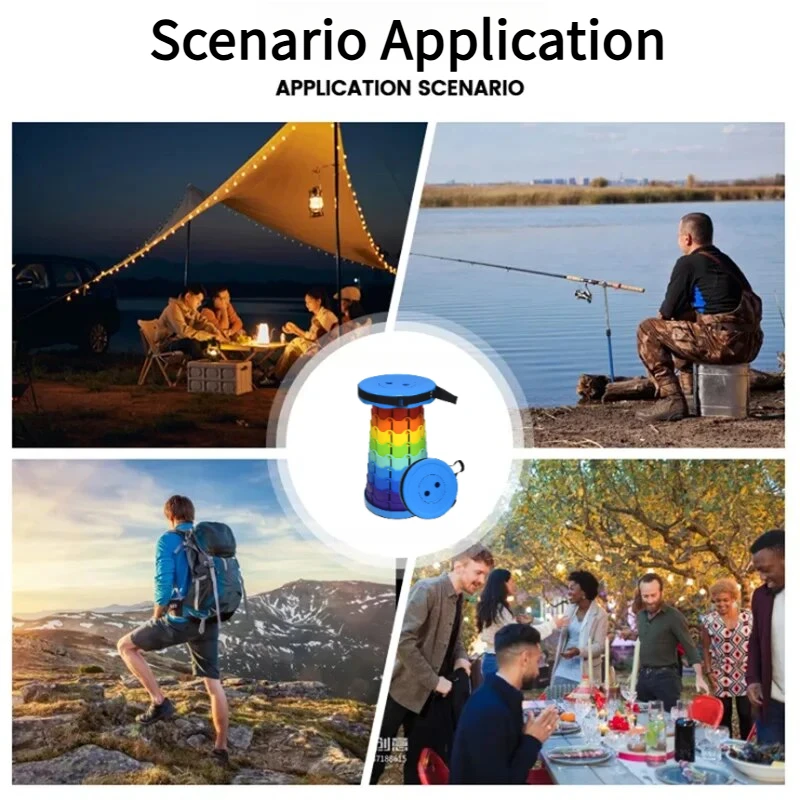 Taburete Telescópico Plegable  - Outdoor Camping Chairs reseña y precio