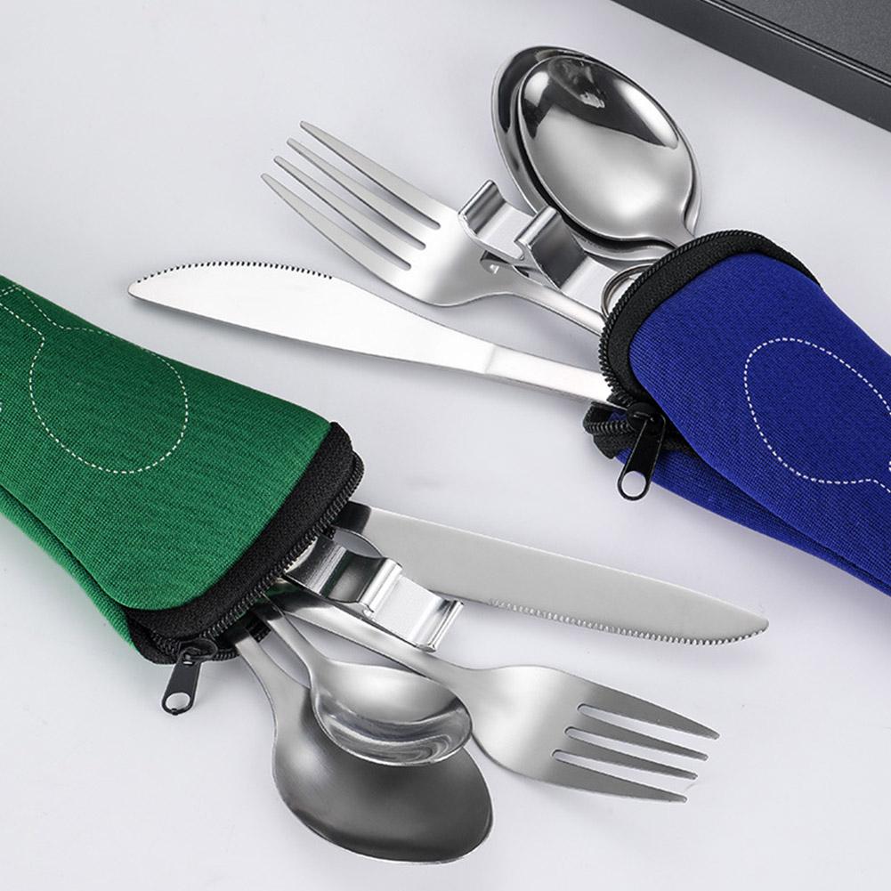 Juego de vajilla para pícnic,  - Outdoor Camping Dining Set reseña y precio
