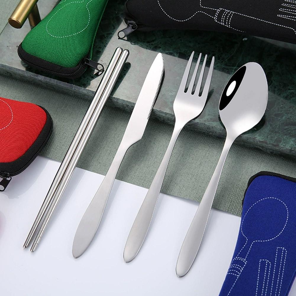 Juego de vajilla para pícnic,  - Outdoor Camping Dining Set reseña y precio