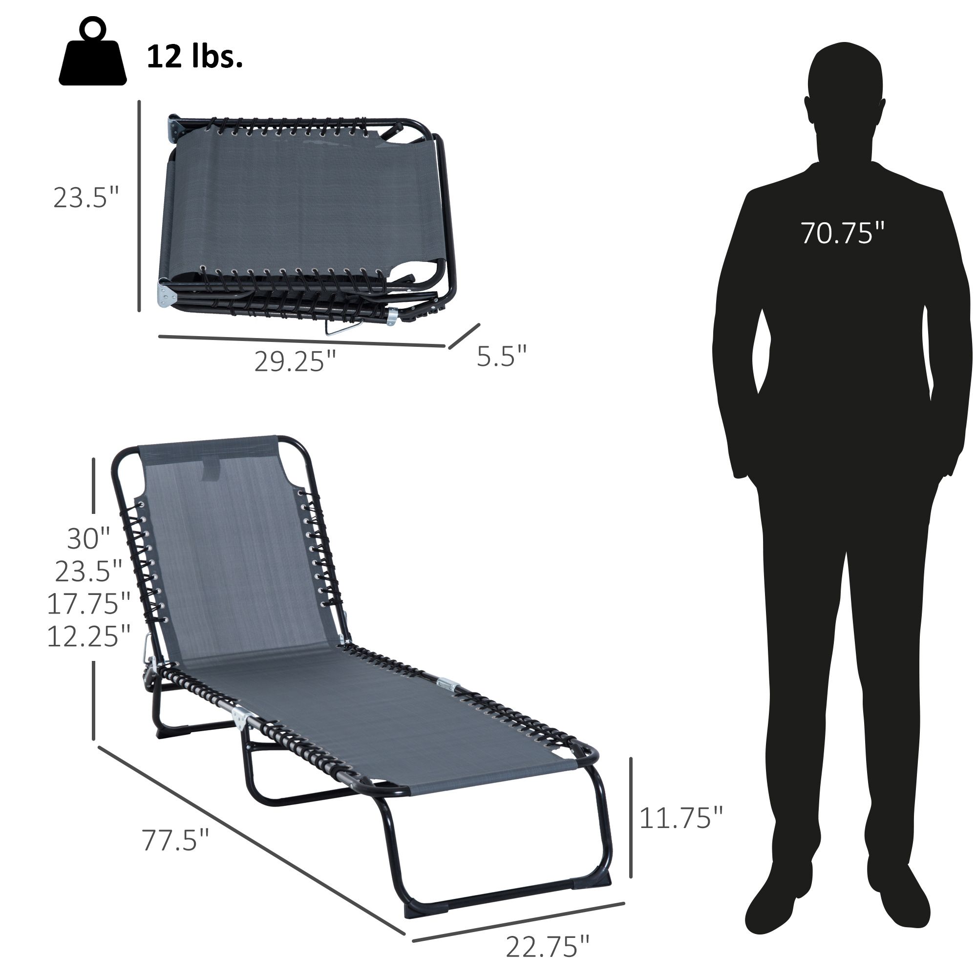 Sillón Reclinable Plegable, Re - Folding Chair reseña y precio