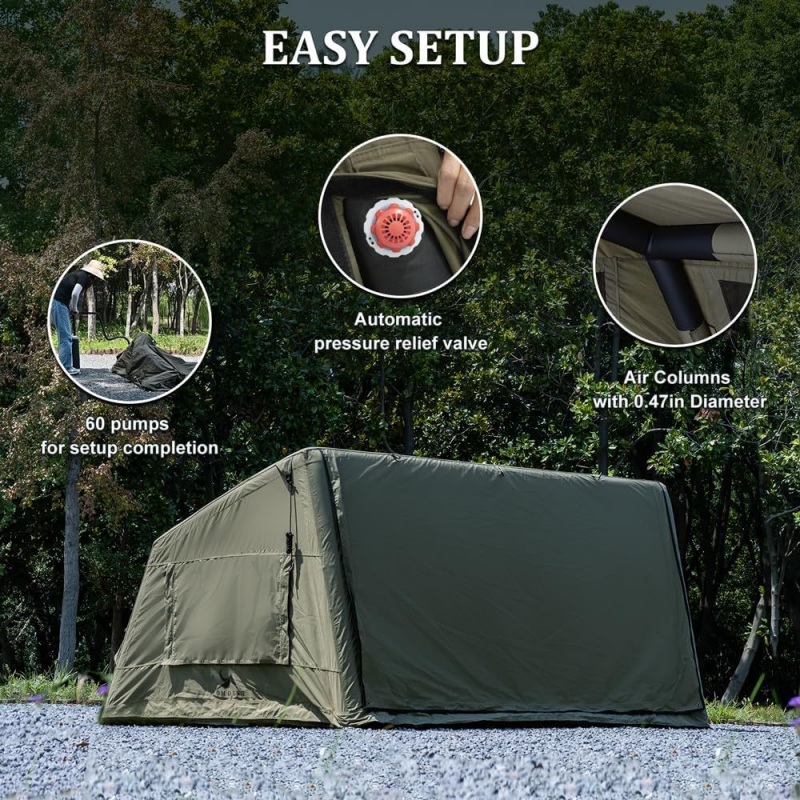 Carpa Inflable Automática para - Outdoor Camping Tent Waterproof reseña y precio
