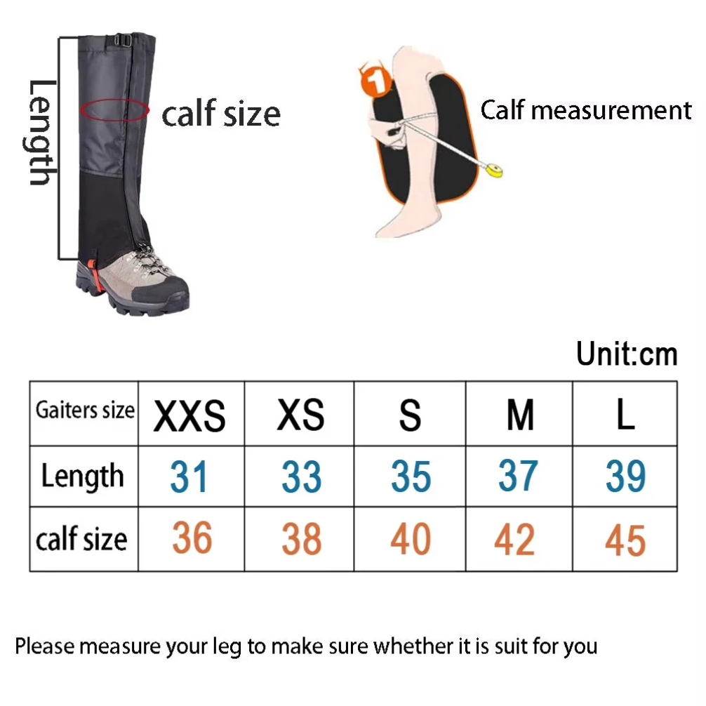 Polainas Impermeables para Nie - Trekking Gaiters reseña y precio
