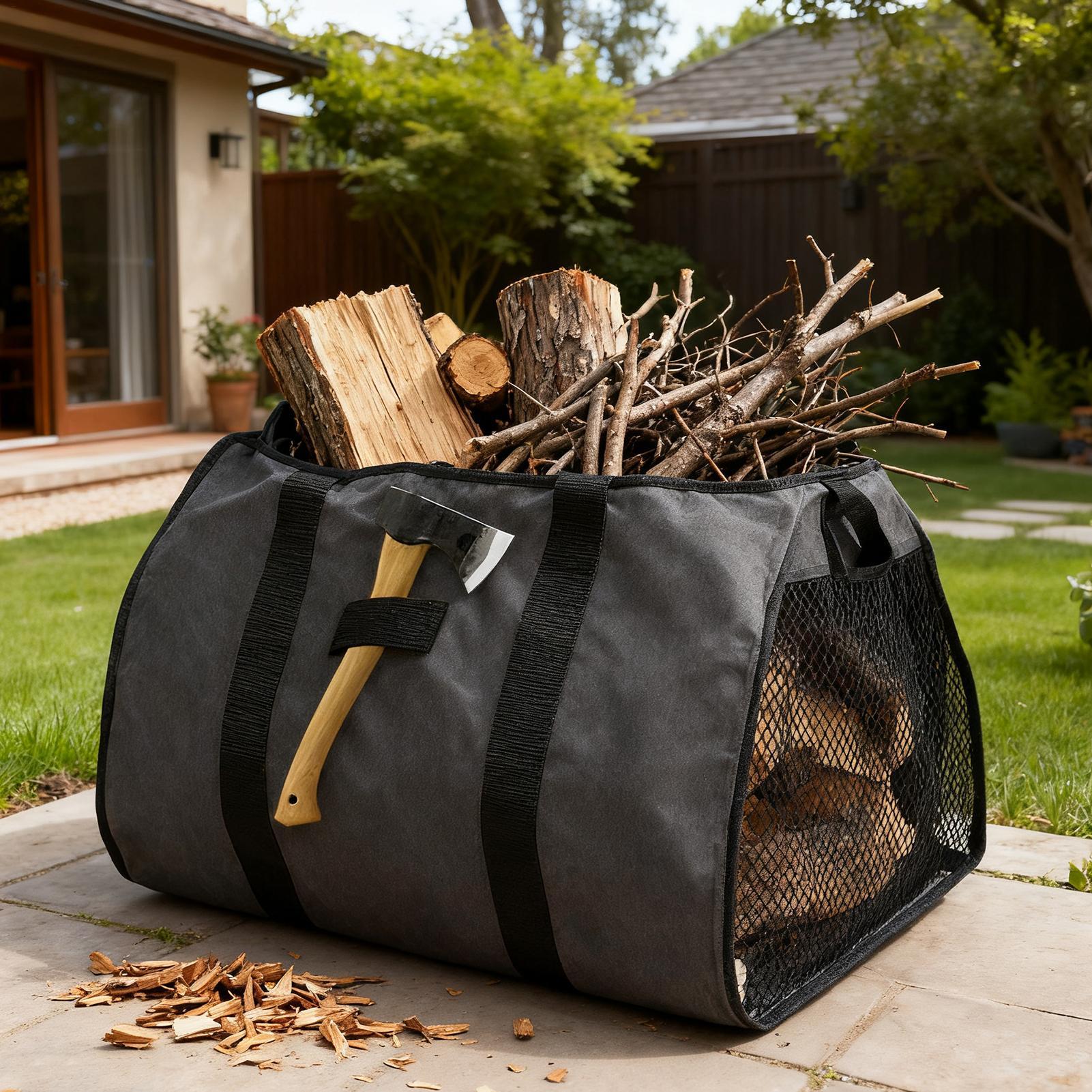 Transportín de leña, bolso por - Outdoor Camping Stove Wood reseña y precio