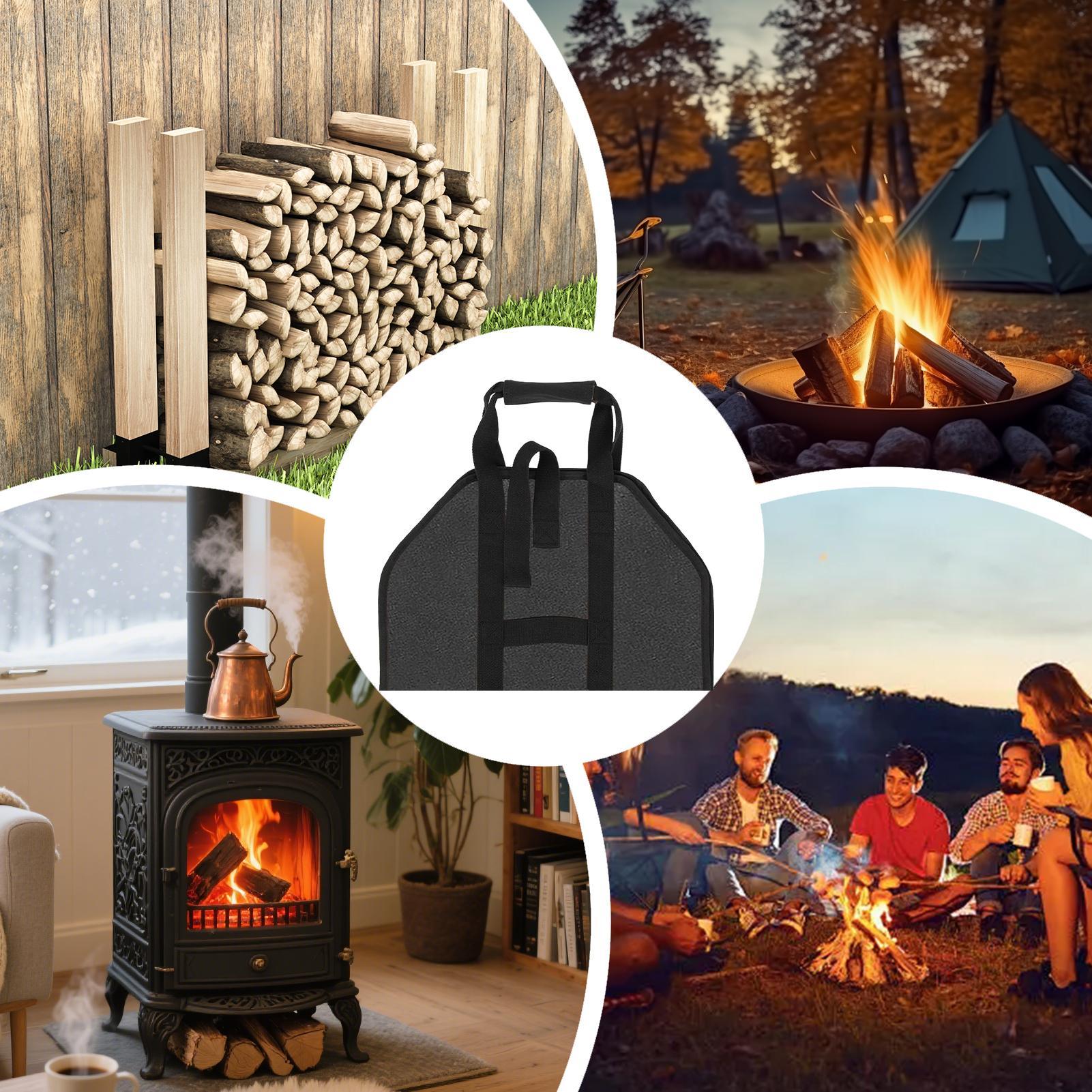 Transportín de leña, bolso por - Outdoor Camping Stove Wood reseña y precio