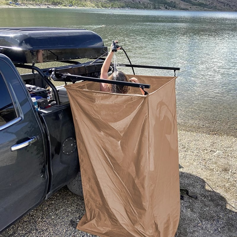 Inodoro móvil plegable para ac - Outdoor Camping Toilet Tent reseña y precio