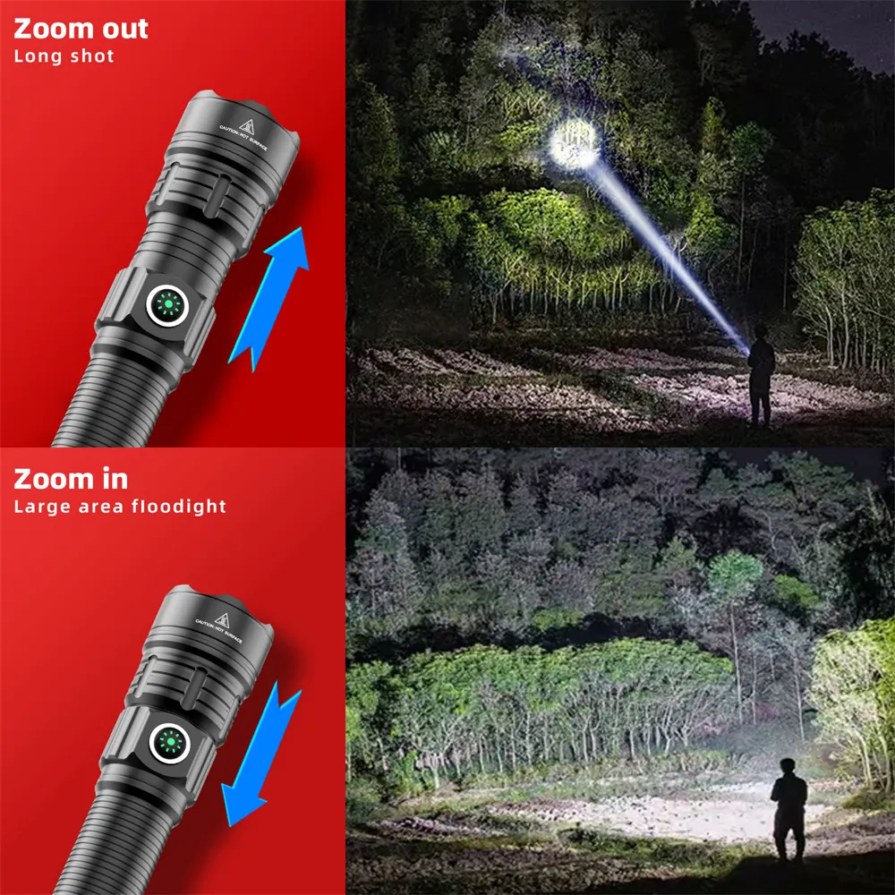 Linterna LED táctica para expl - Outdoor Camping Glamping Share reseña y precio