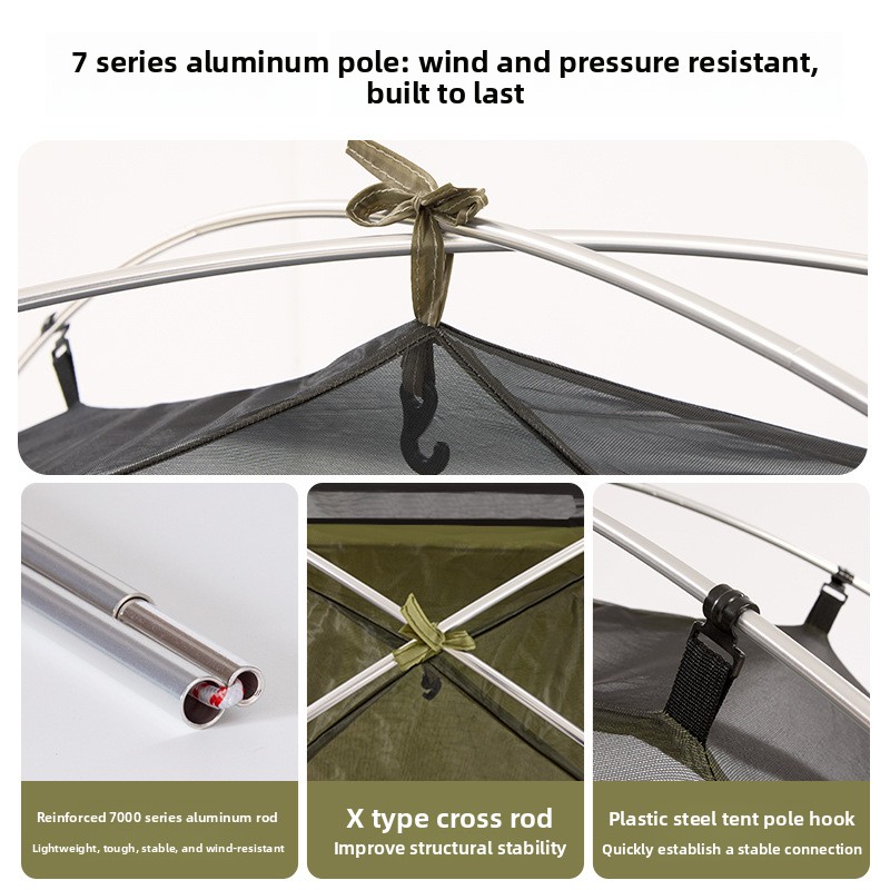 Carpa de Senderismo, Montañism - Outdoor Camping Tent Waterproof reseña y precio