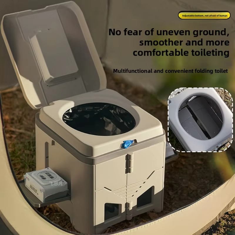 Inodoro Plegable Portátil para - Portable Camp Toilet reseña y precio